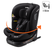 مقعد سيارة جوفيكيدز ISOFIX بزاوية 360 درجة للأطفال الرضع مقاس 40-150 سم